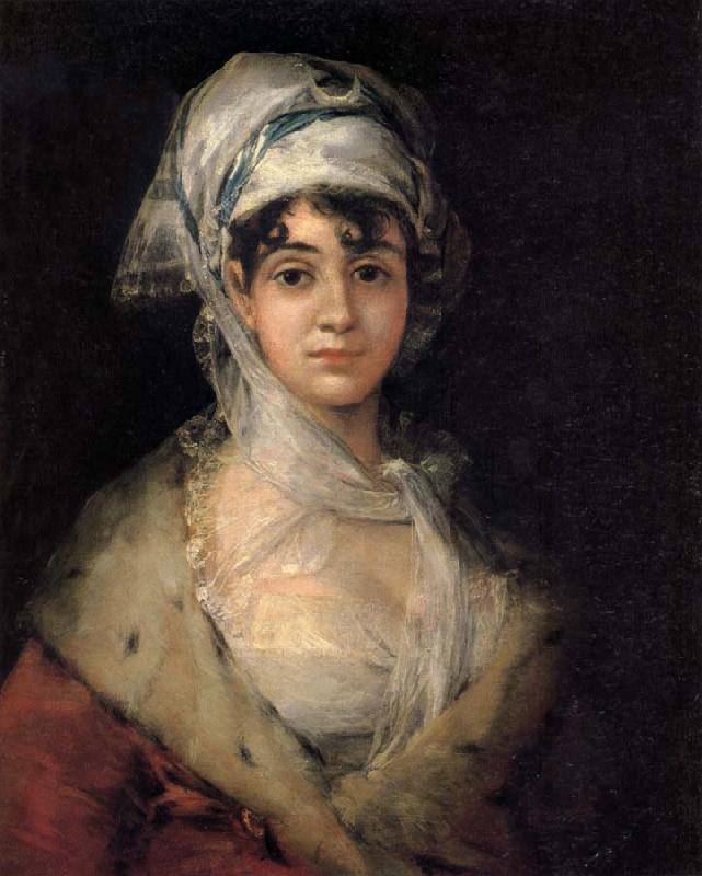 Francisco Jose de Goya Portrait of Antonia Zarate oil painting picture